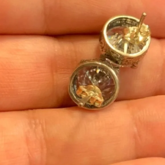 Silpada Retired Crown Jewel Earrings - Picture 5 of 9